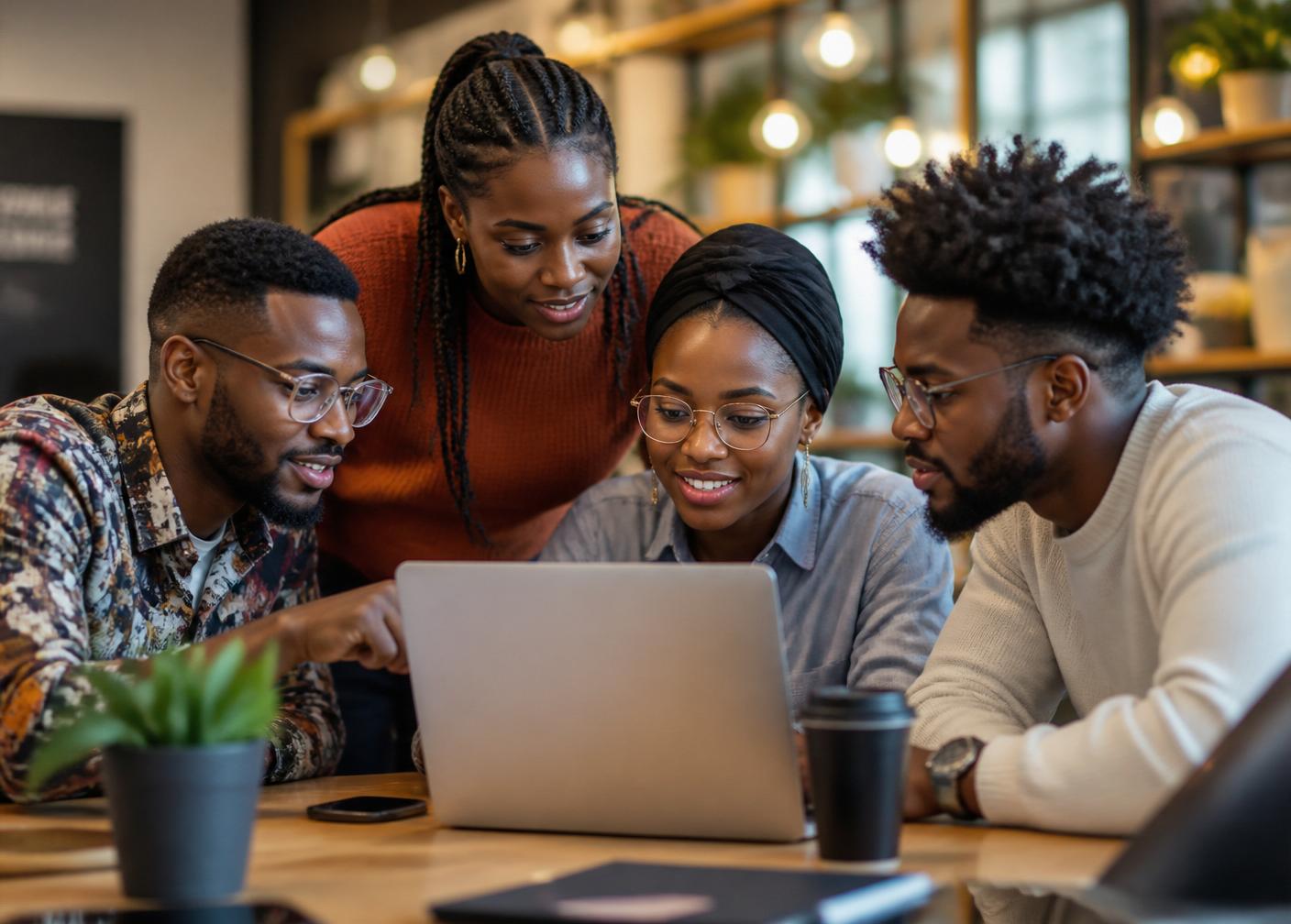 African community members supporting each other's businesses